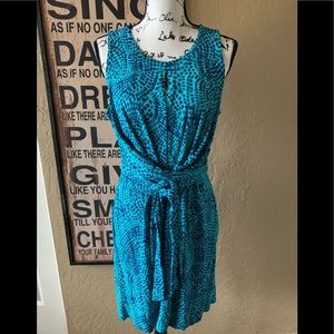 Banana Republic Turquoise Wrap Dress